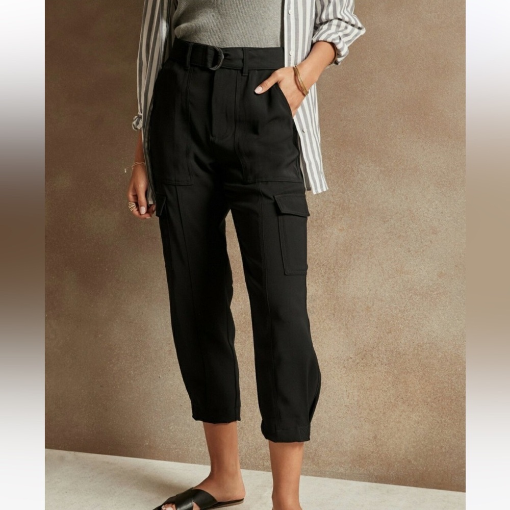 Banana Republic Slim Fit Twill Cargo Pants Size 8